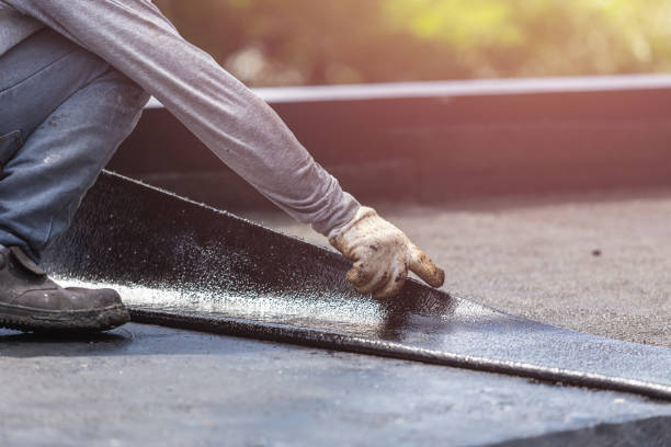 Professional Exterior Waterproofing technician working in Midland Park, NJ